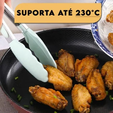 Kit de Utensílios de Cozinha Premium - 12 Peças em Silicone e Madeira Luxo