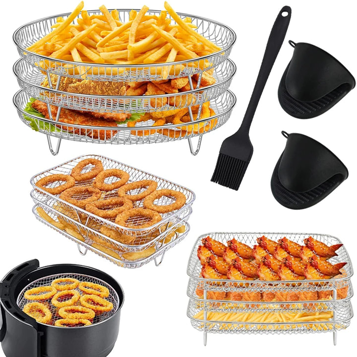 Grade de 3 Camadas para Air Fryer