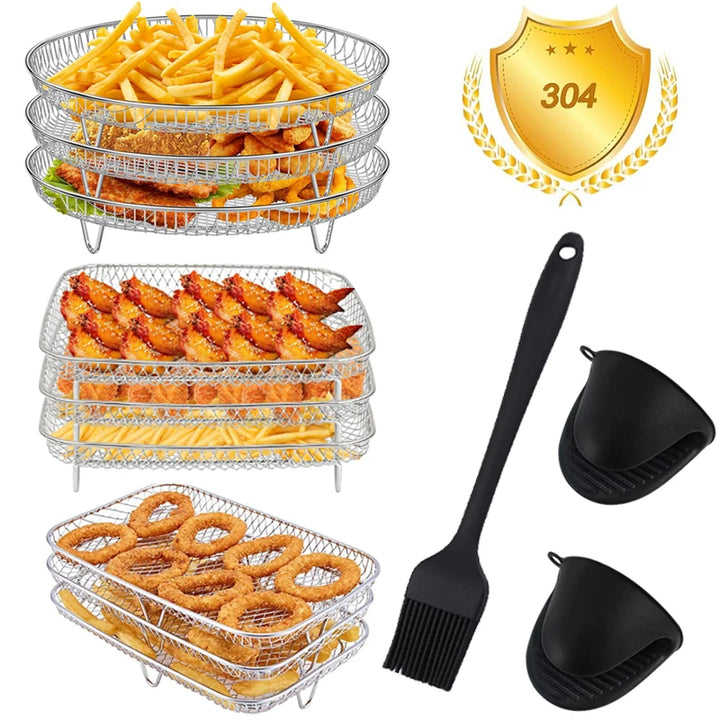 Grade de 3 Camadas para Air Fryer